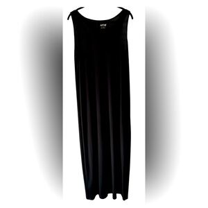 APT 9 Black column maxi dress size Large